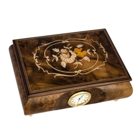 No.03CF25W flower inlay walnut
