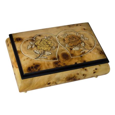 No.16CH23 hearts inlay pioppo