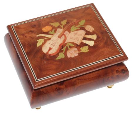 Nr. 40CV24 inlaid wood instruments, elm