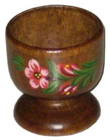 Eierbecher Bemalt Alpenblumen EB04