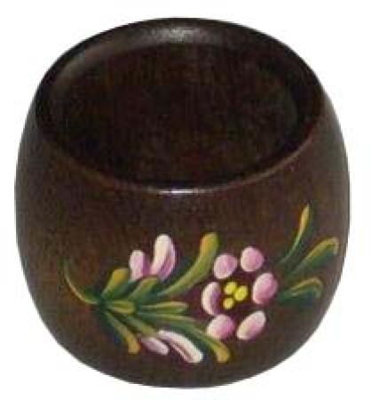 Serviettenring Alpenblumen Handbemalt SR04