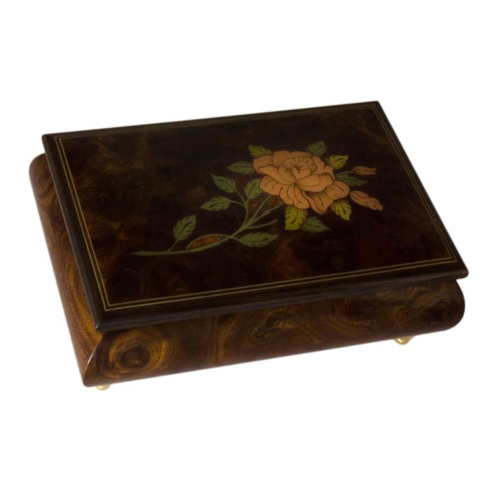 Nr.16CR24 Intarsien Rose Ulme