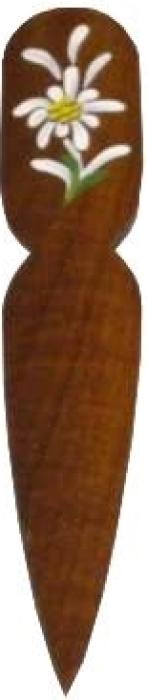 Nr. 300-03-25 Brieföffner Bemalt Edelweiss