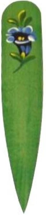 Nr. 301-05-07 Brieföffner Bemalt Enzian