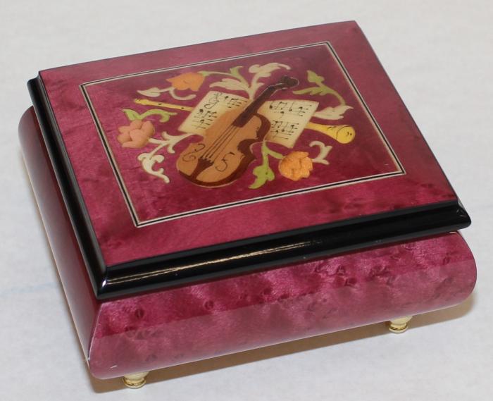 Nr. 40CV02 Intarsien Instrumente, Rot