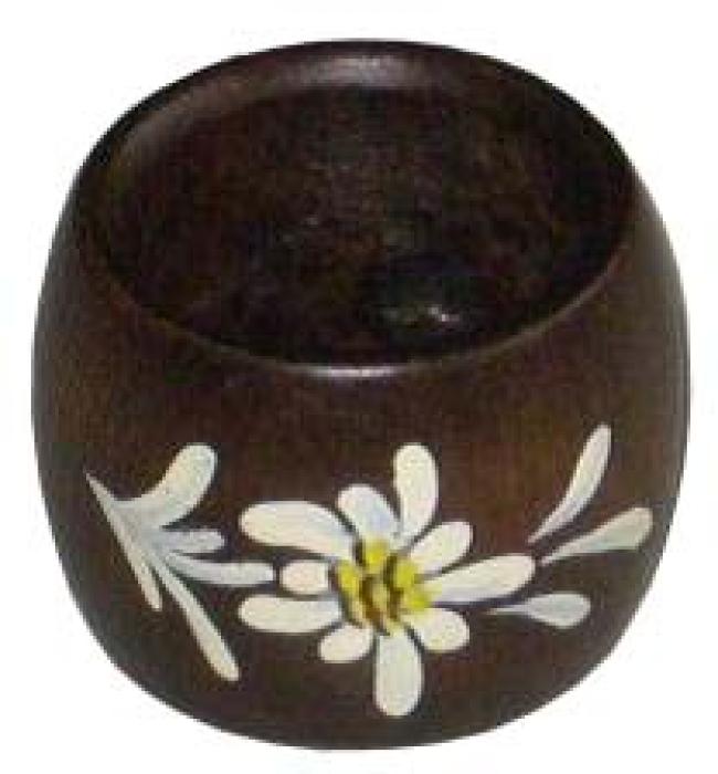 Serviettenring Bemalt Edelweiss SR03